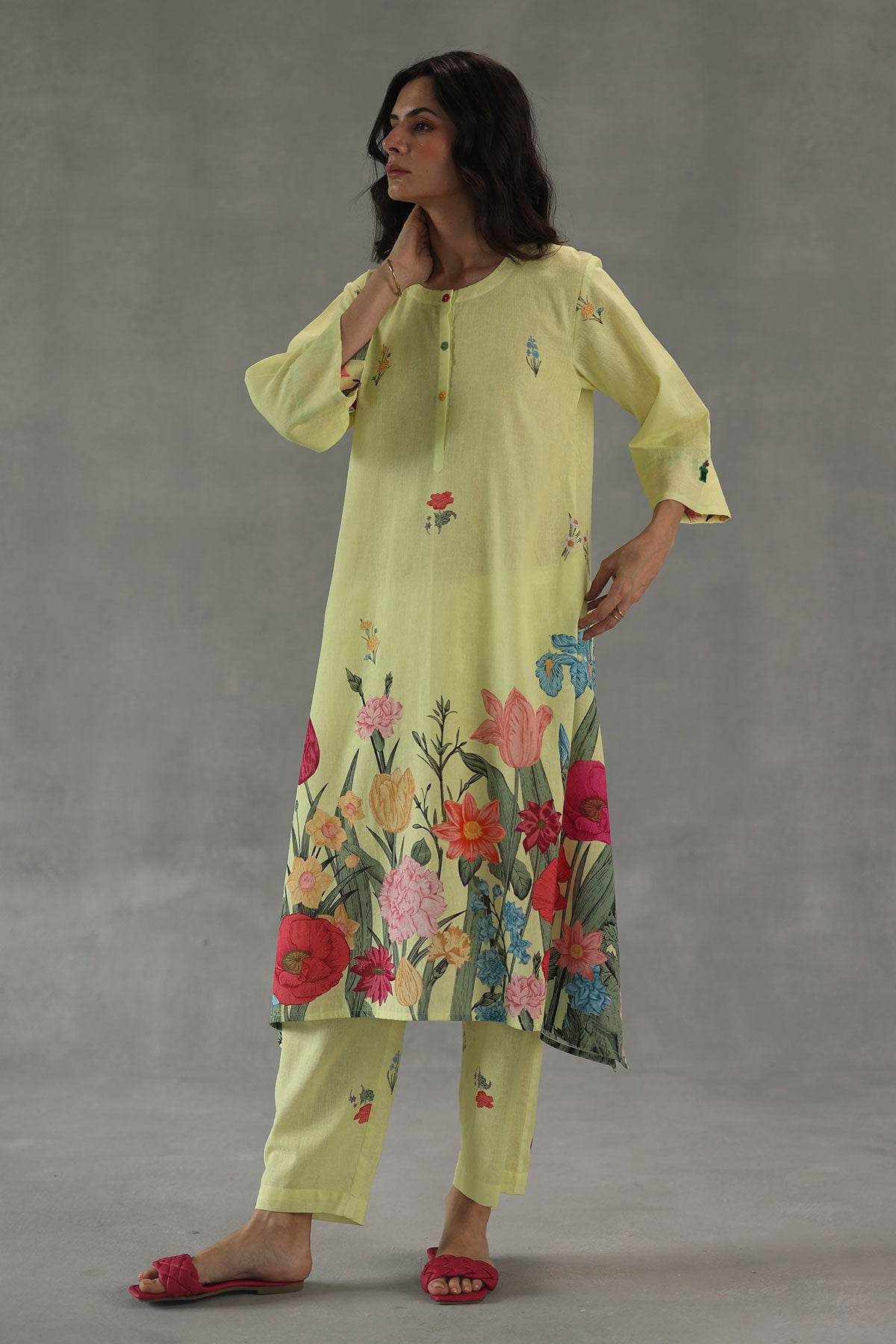 Wildflower Kurta Set - Main Image