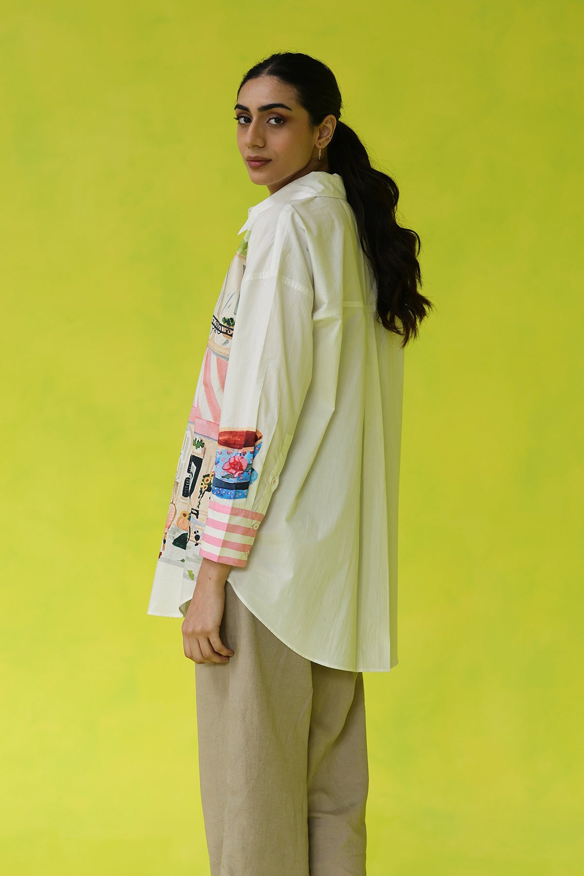 Espresso Run Oversized Shirt