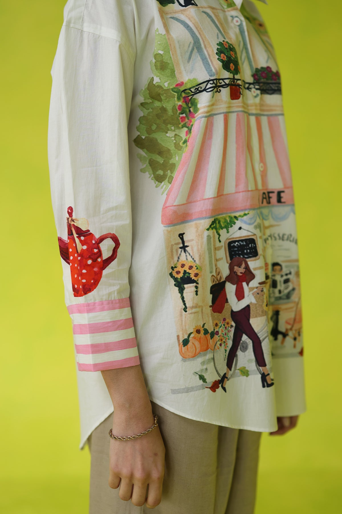 Espresso Run Oversized Shirt
