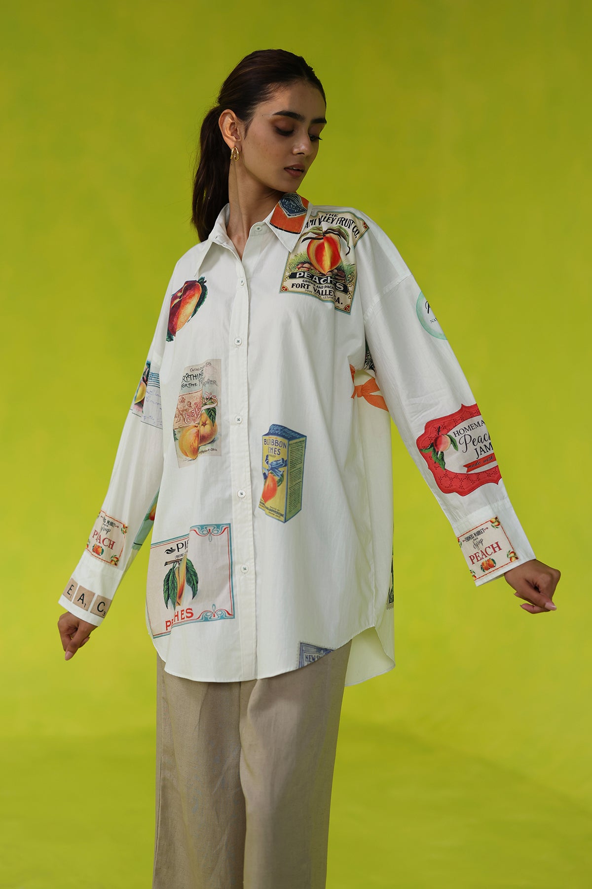 California Peaches Oversized Shirt