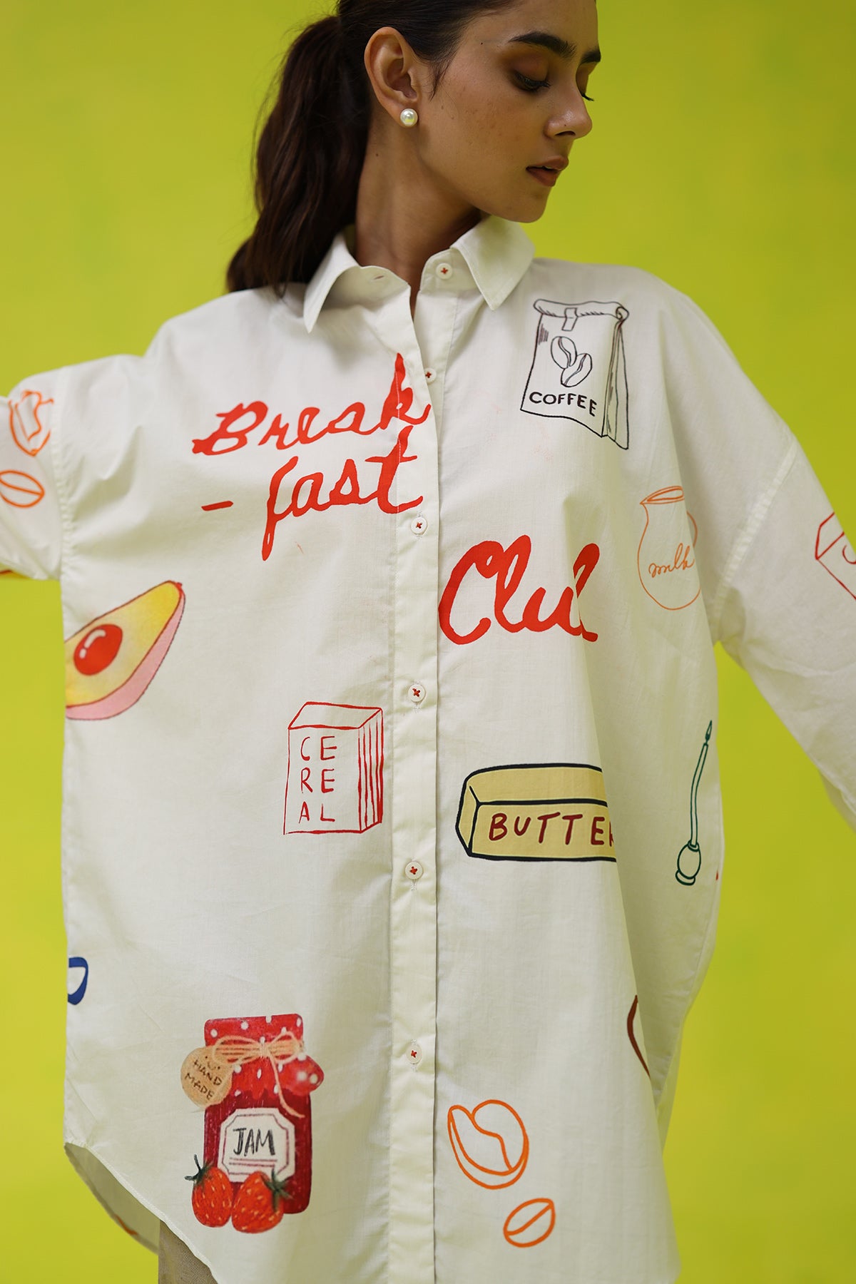 Breakfast Club Oversized Shirt