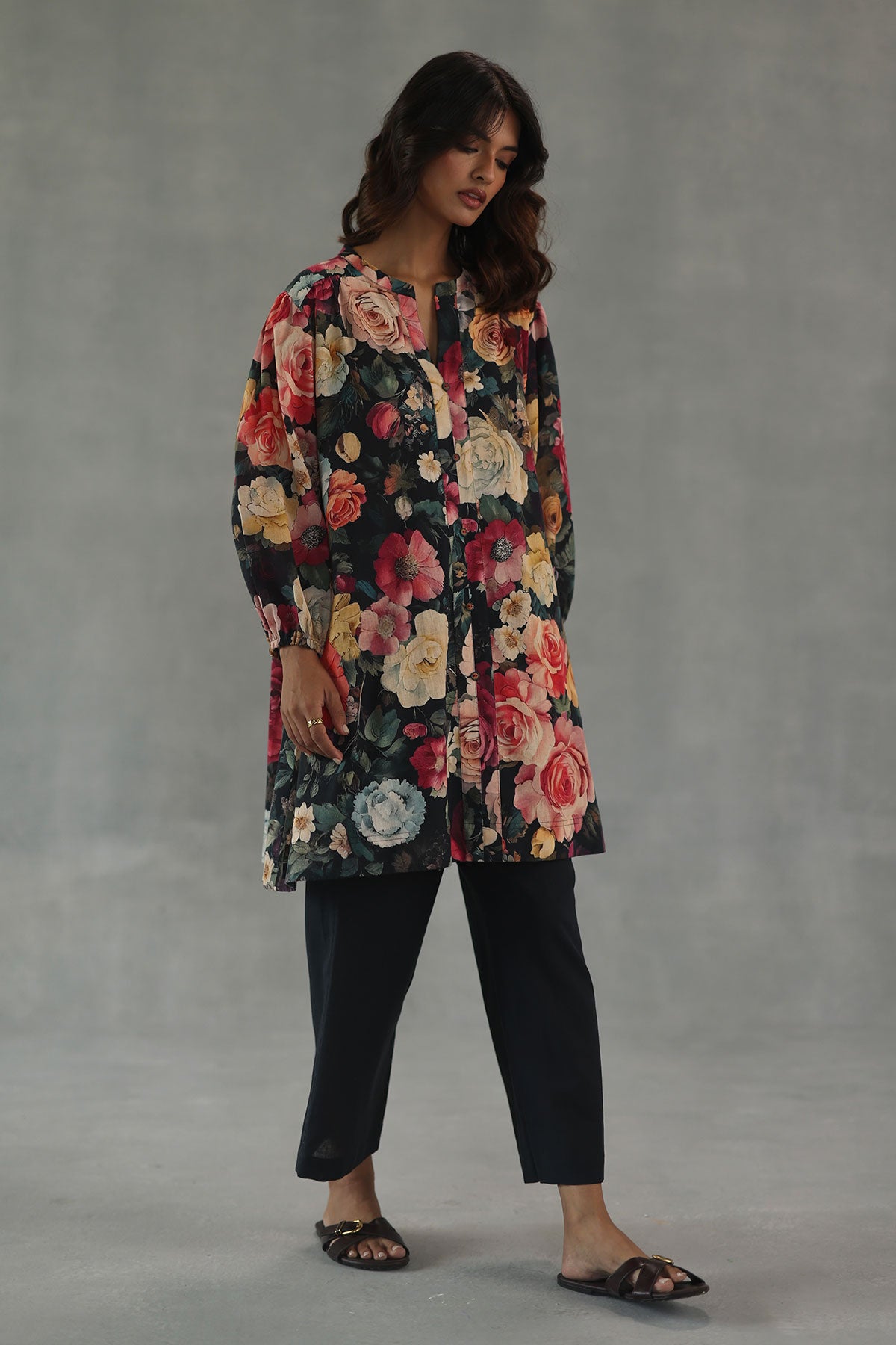 Rose Dusk Tunic Set