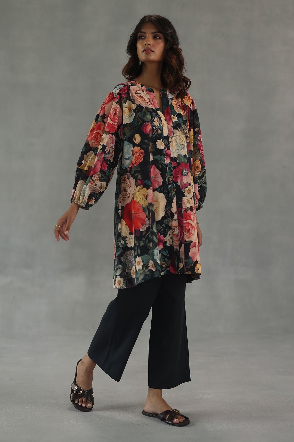 Rose Dusk Tunic Set