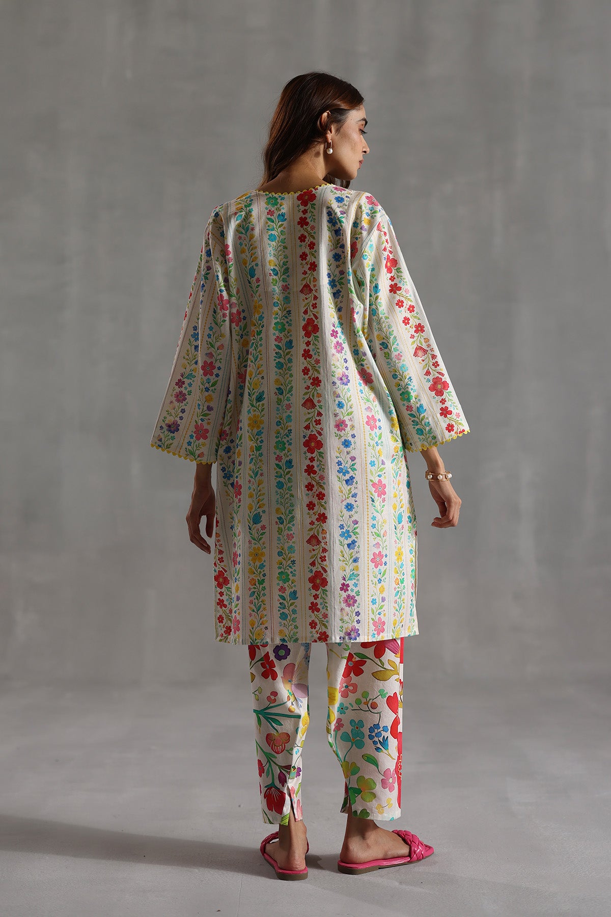 Rosette Tunic Set