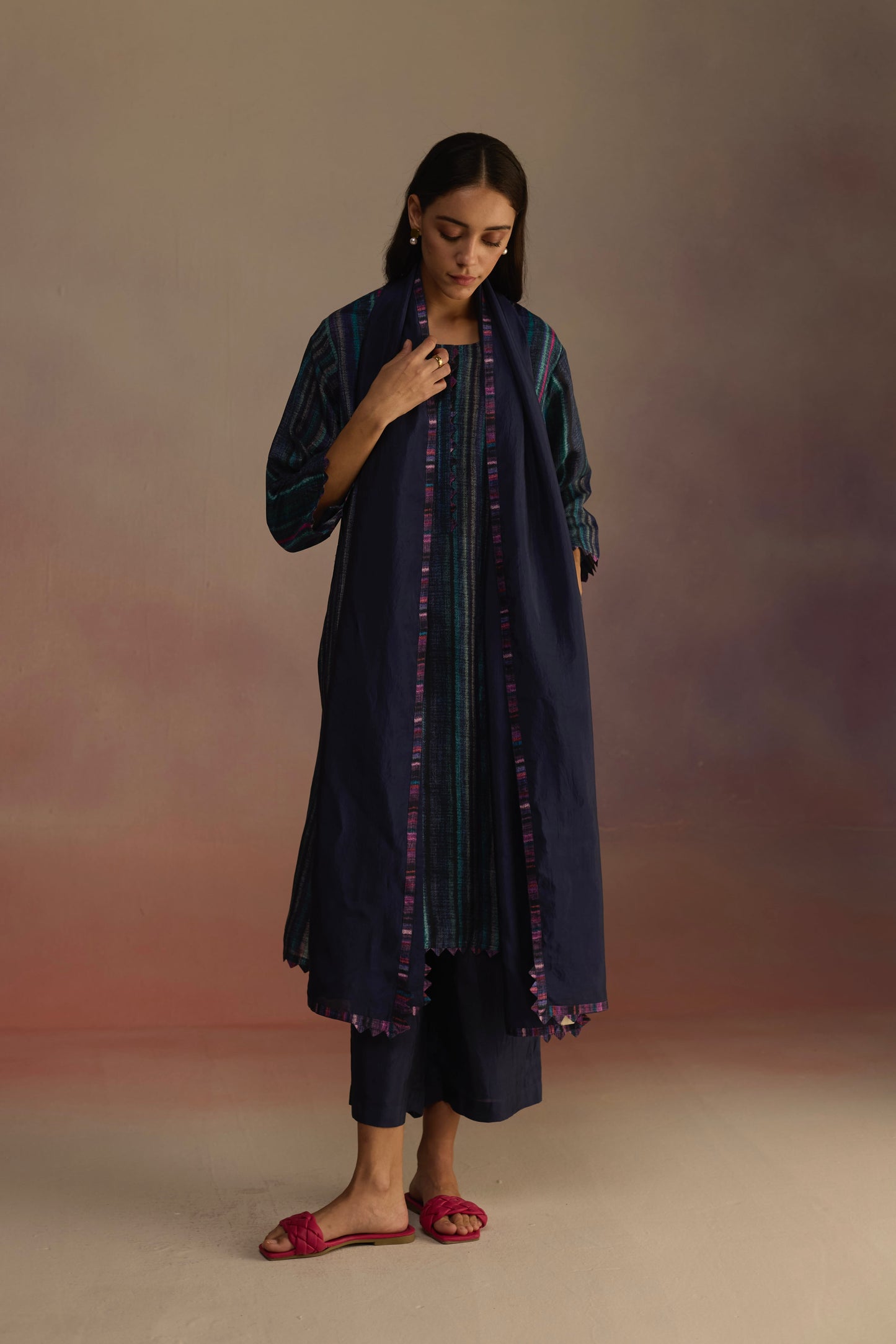 Awning Long Kurta Set