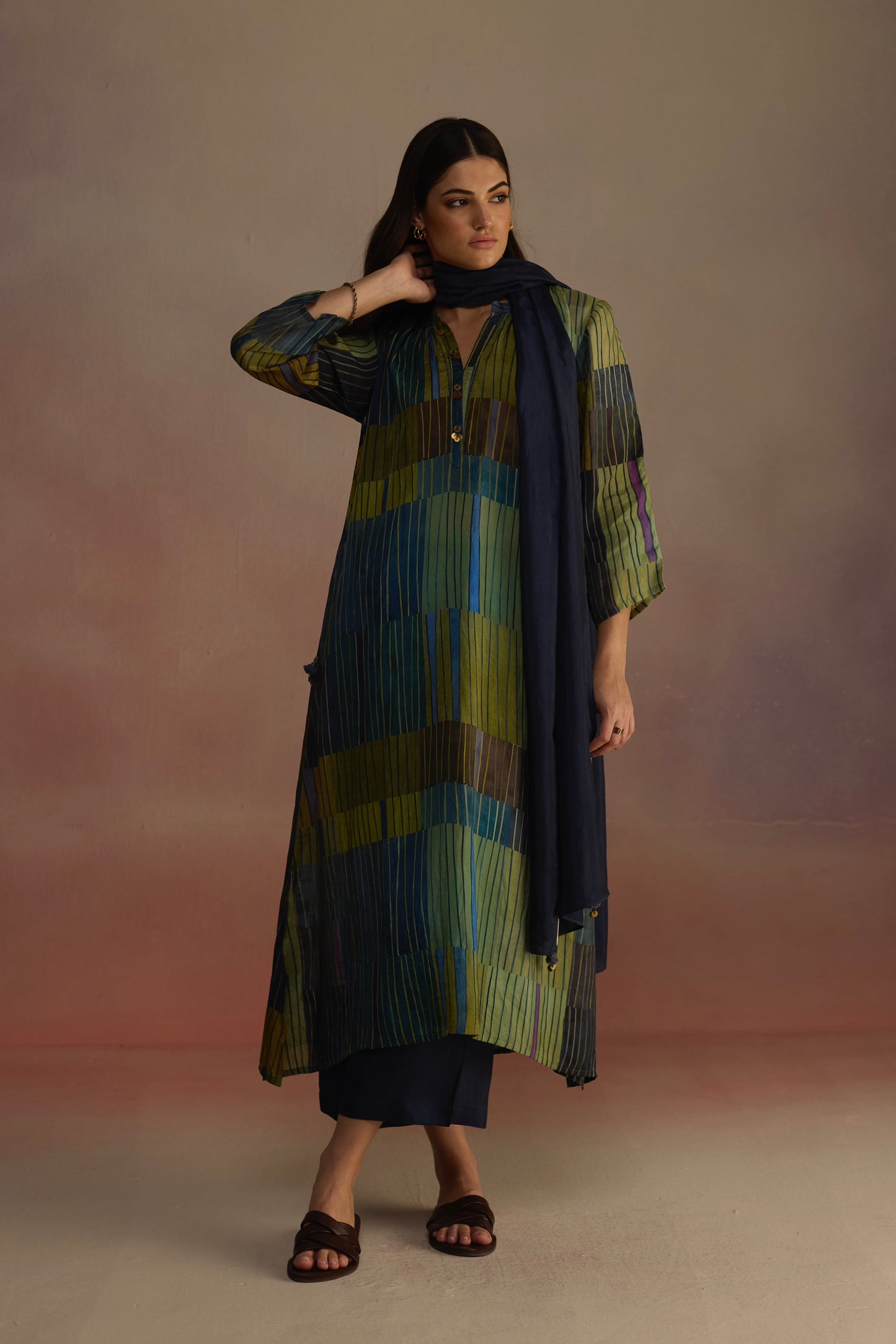 Trellis Kurta Set