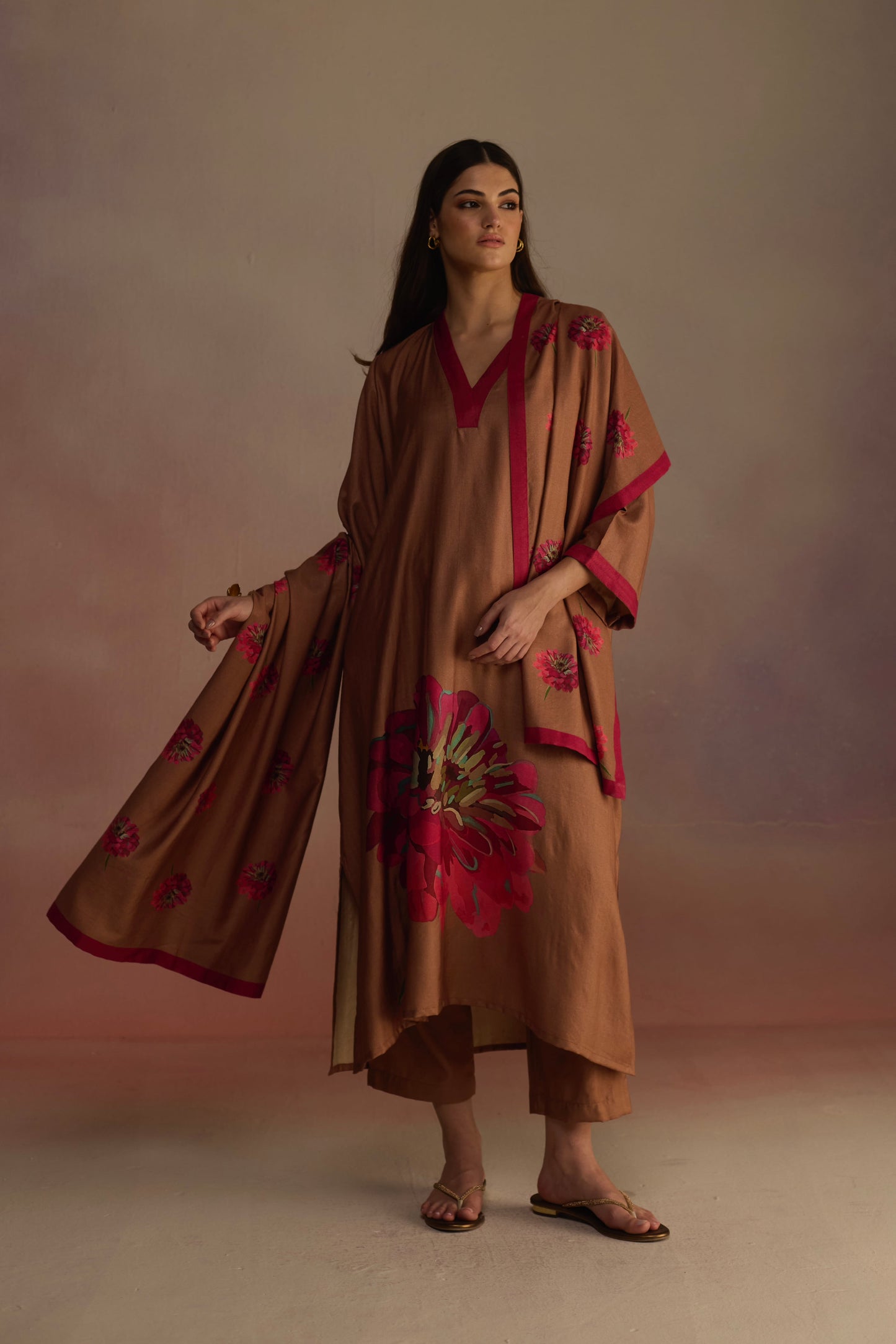 Woodapple Kurta Set