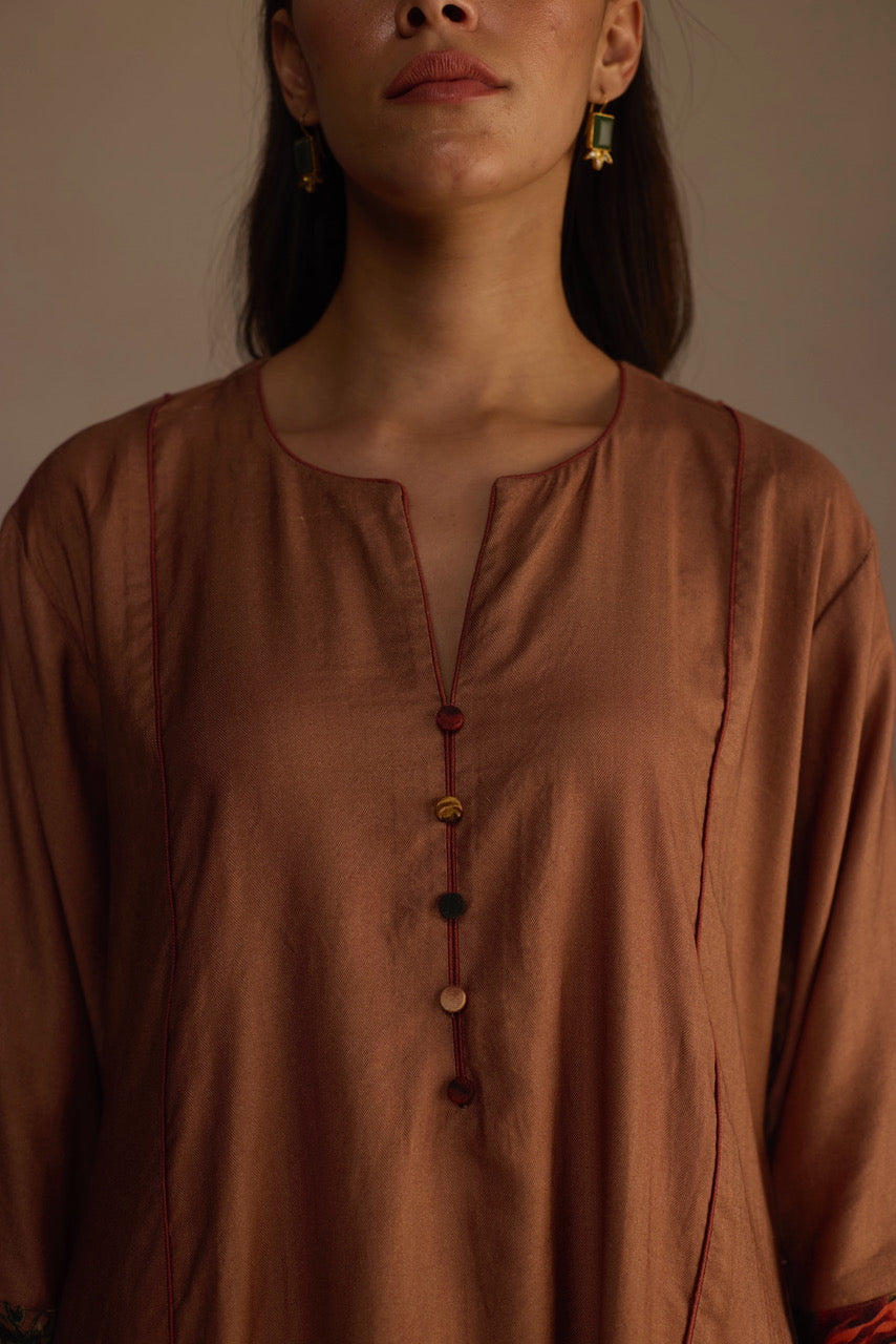 Cinnamon Kurta Set