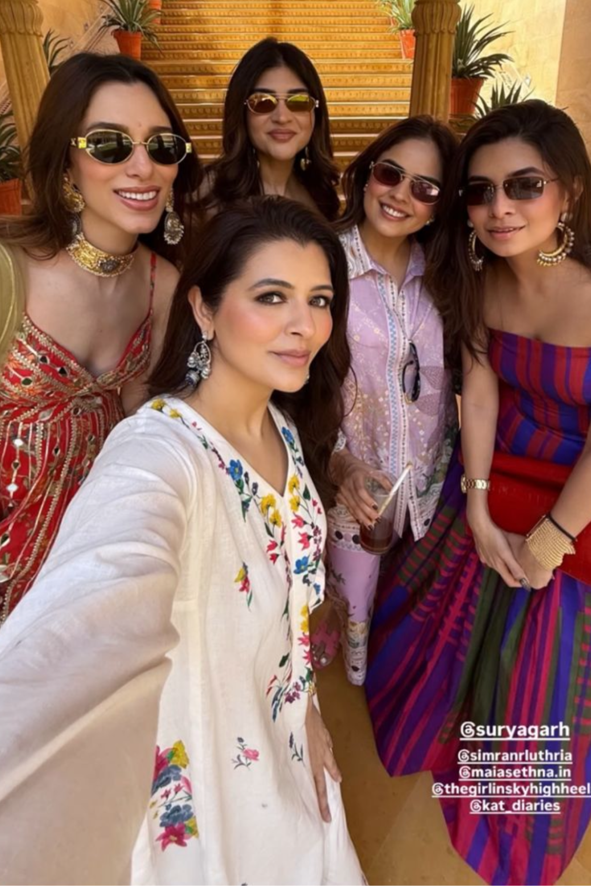 Natasha Luthra in Meadow Song Phiran Set