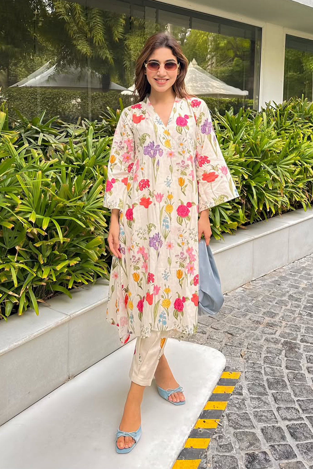Muskaan Makol in Primrose Kurta Set
