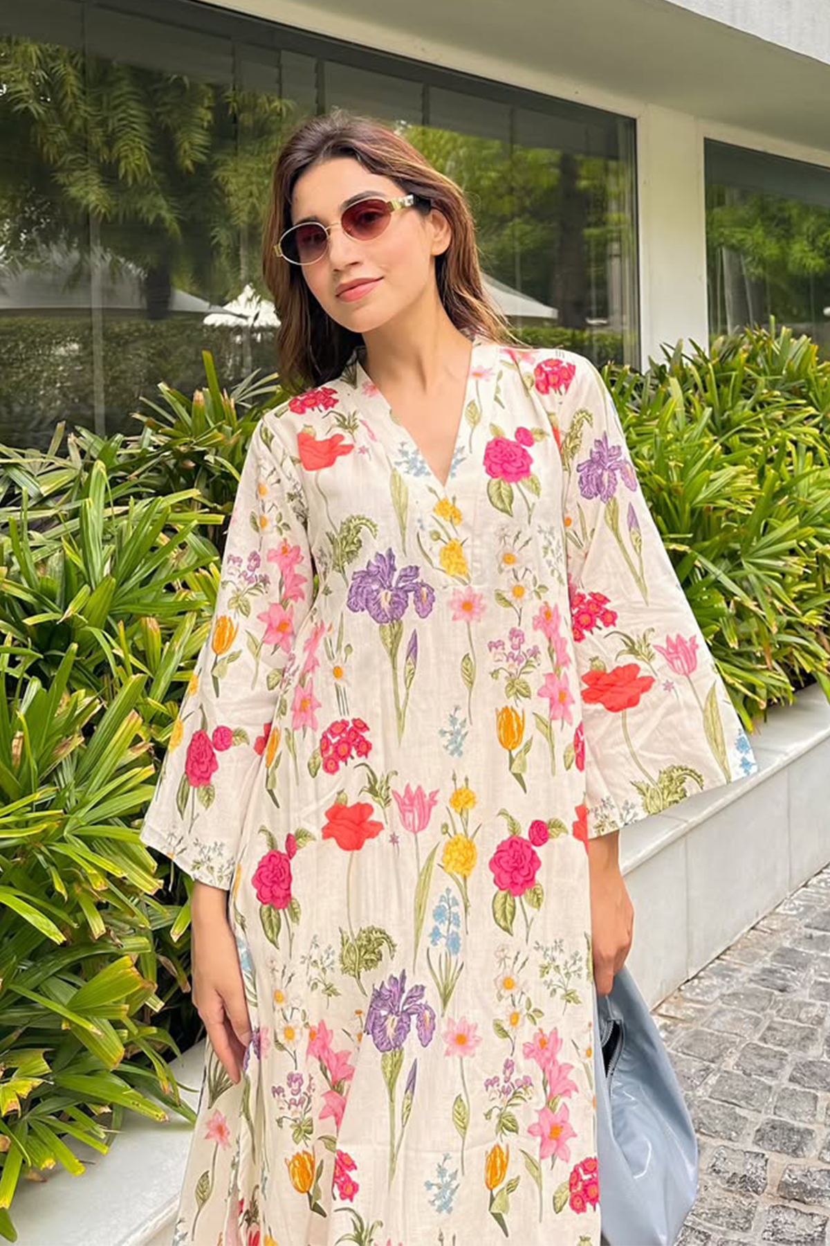 Muskaan Makol in Primrose Kurta Set