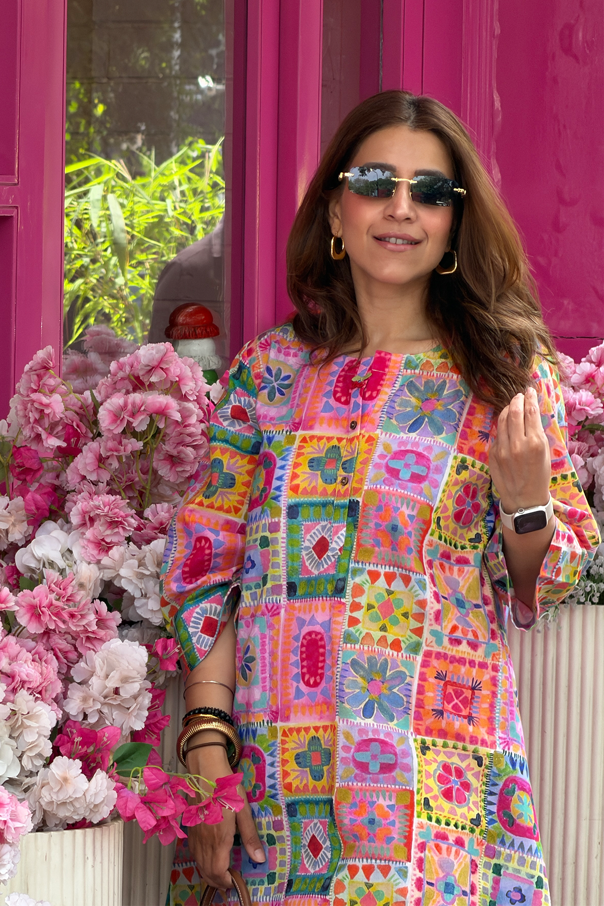 Rumina Malik in Isabella Kurta Set