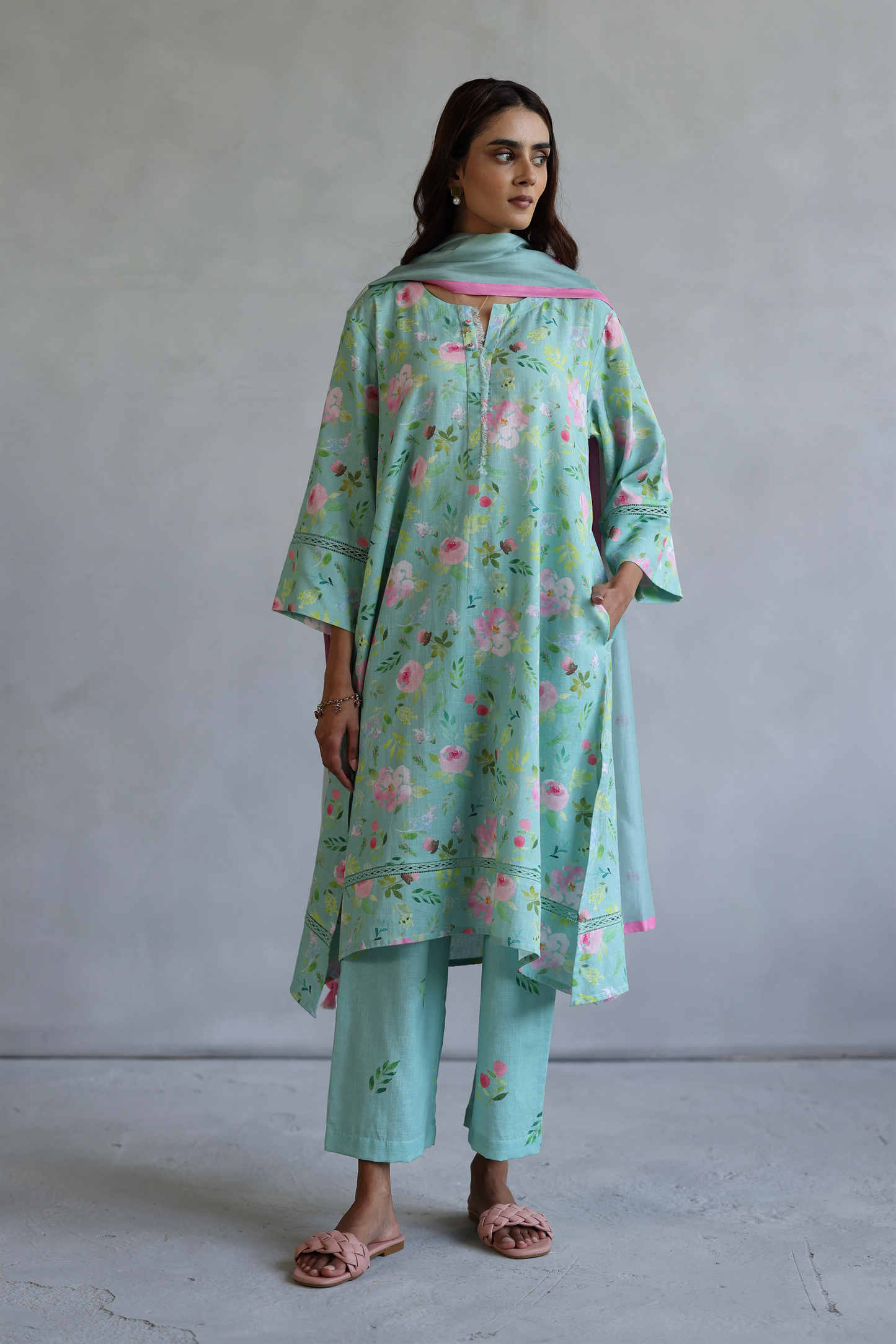 Hyacinth Kurta Set