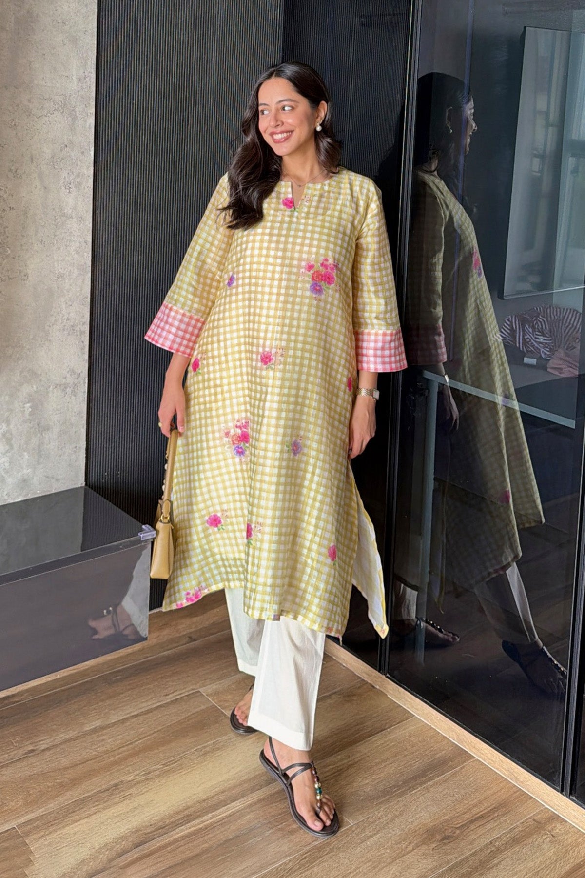 Nishtha Sethi in Vera Kurta Set