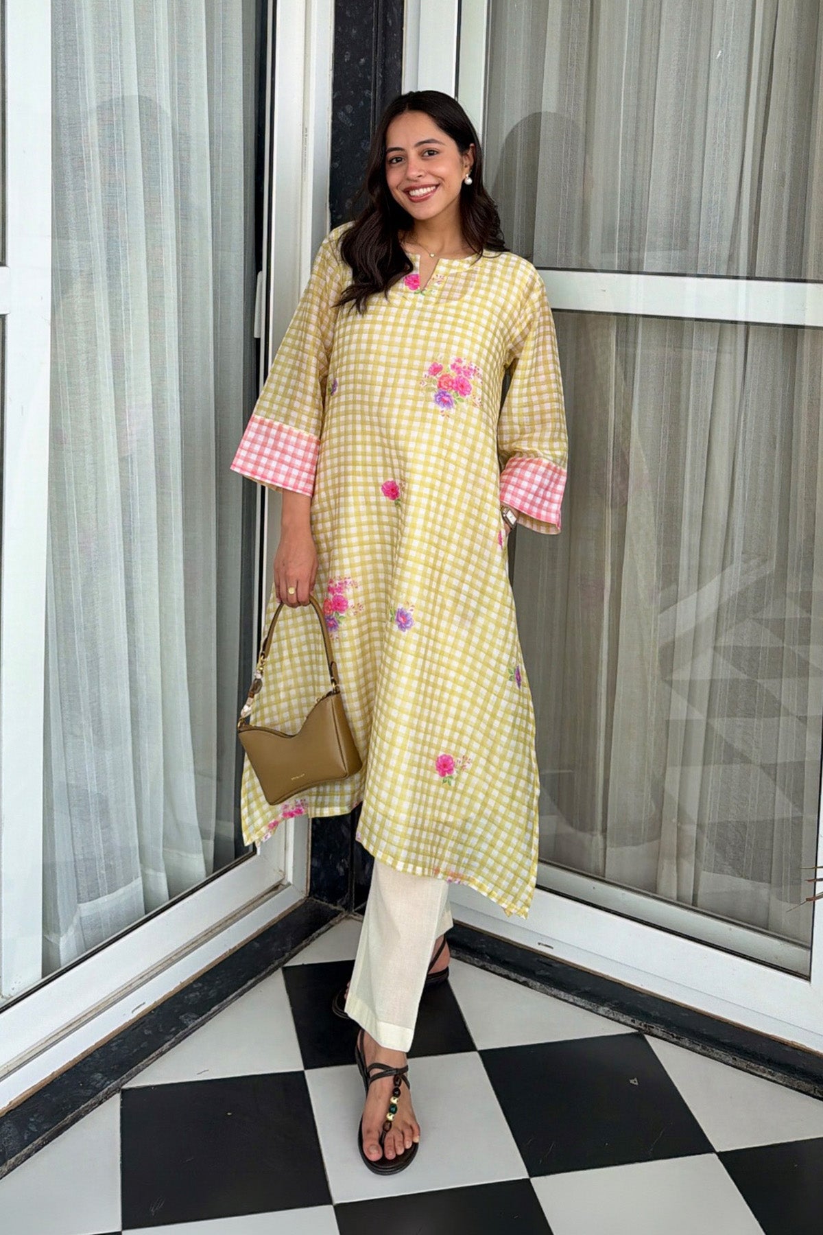 Nishtha Sethi in Vera Kurta Set