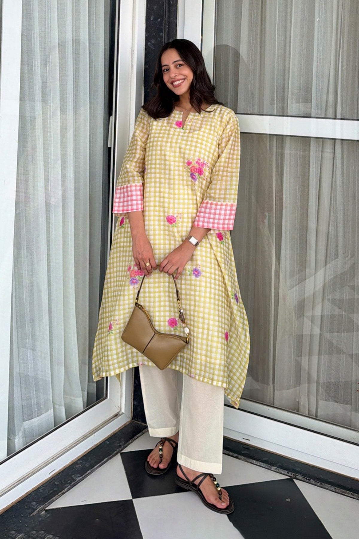 Nishtha Sethi in Vera Kurta Set