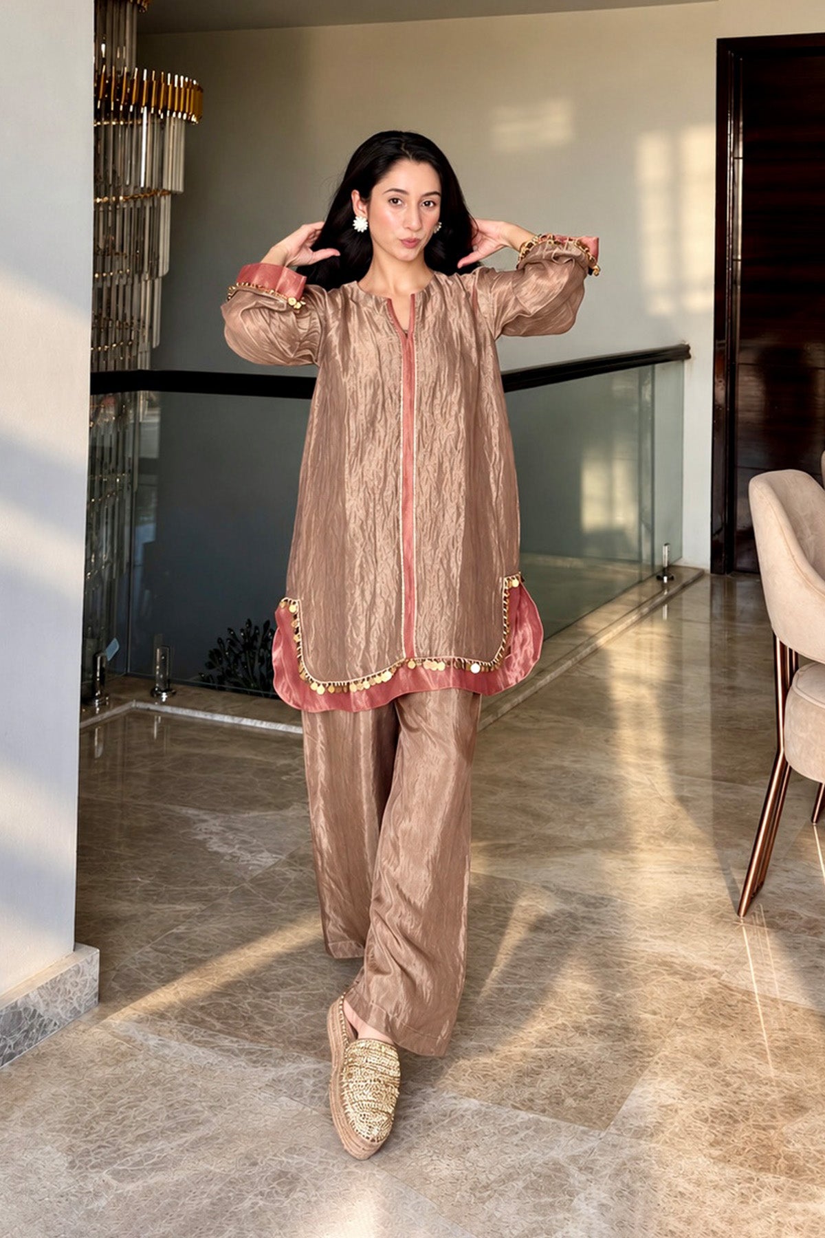 Manmeet Bajaj in Solene Kurta Set