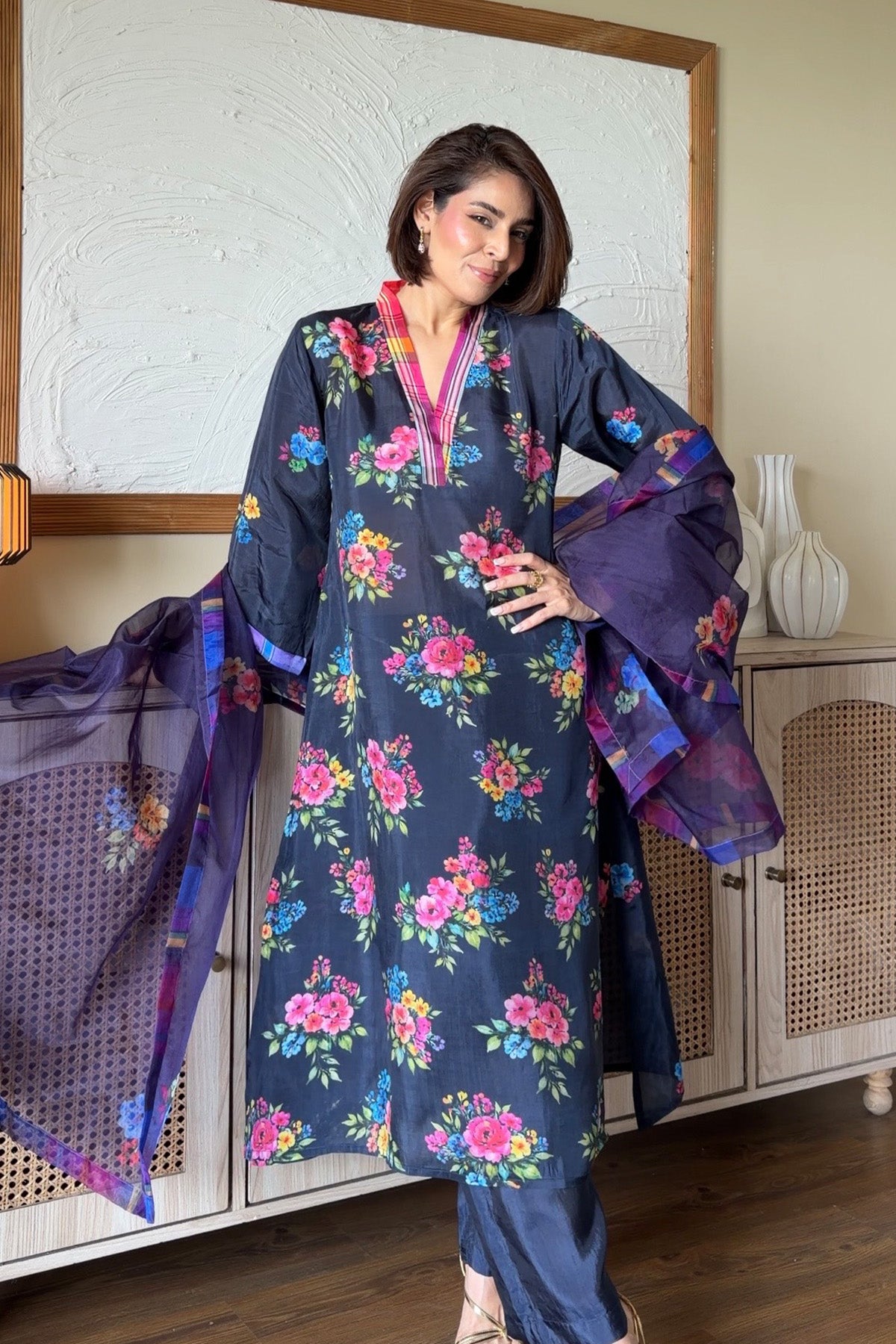 Roohi Marjara in Elsie Kurta Set