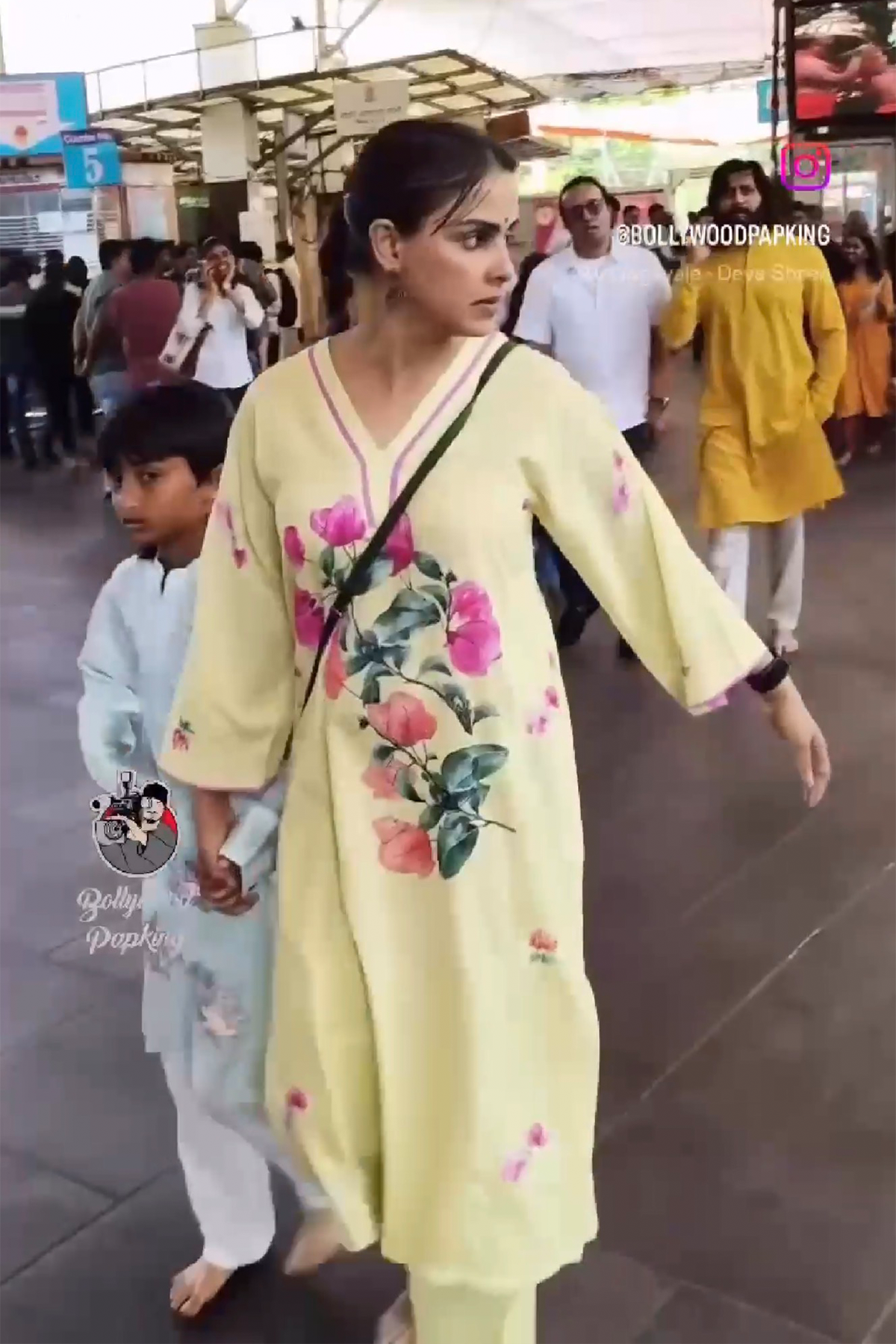 Genelia Deshmukh in Bougainvillea Phiran Set