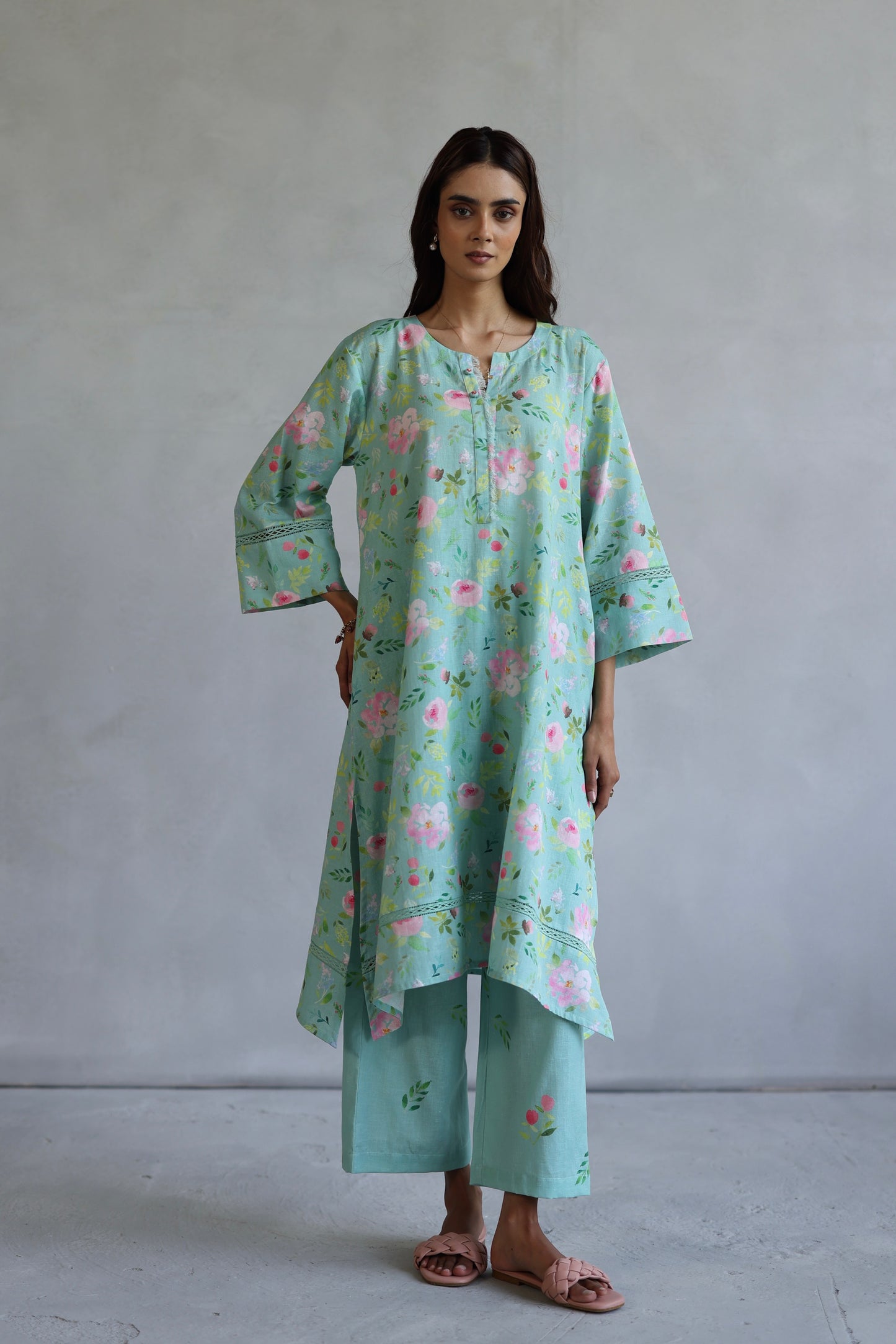 Hyacinth Kurta Set