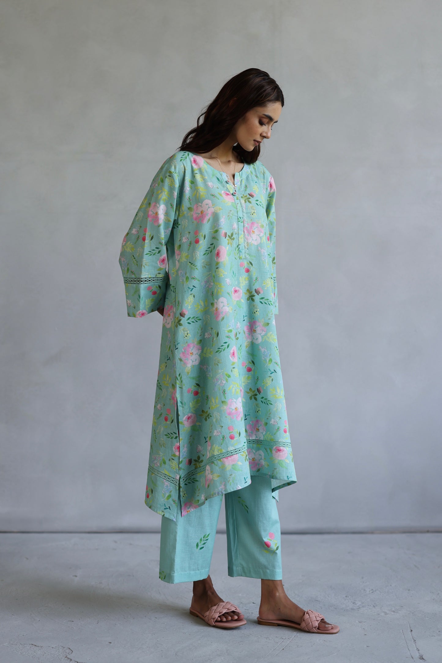 Hyacinth Kurta Set