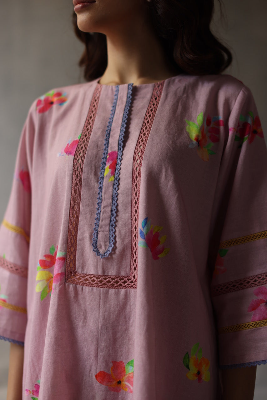 Heather Kurta Set