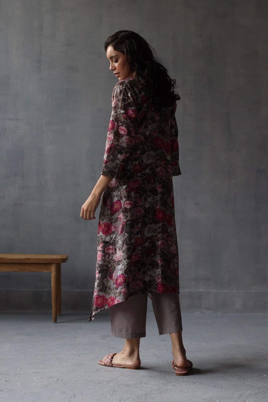 Bouquet of Roses Kurta Set