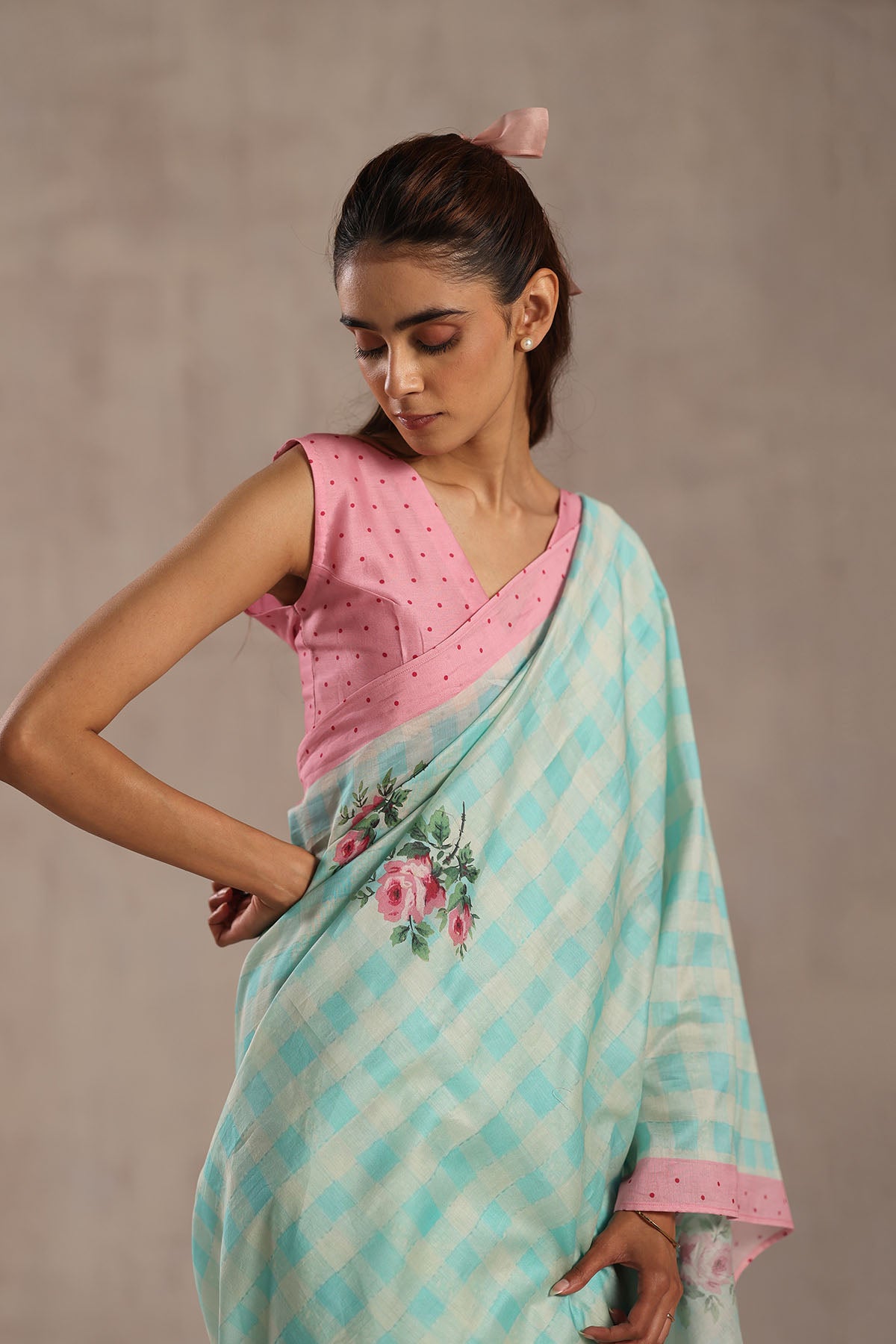 Hollyhock Saree
