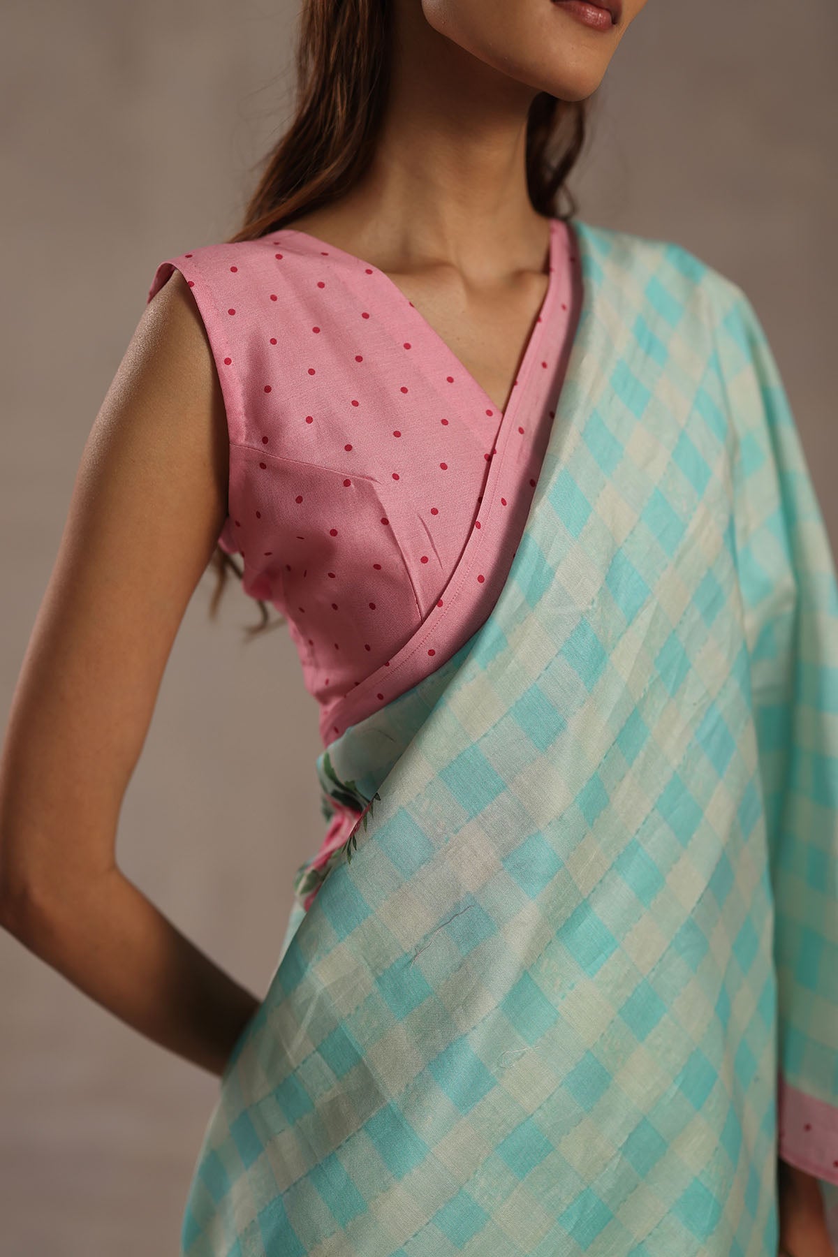 Hollyhock Saree