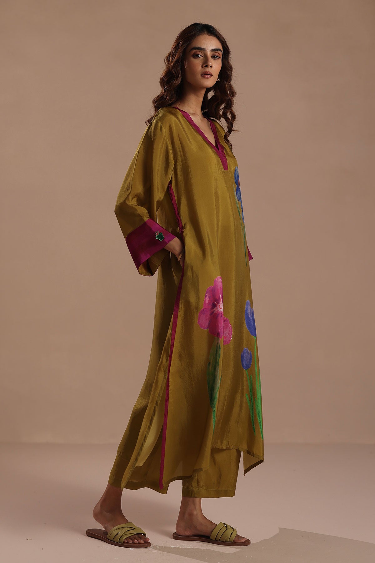 Hibiscus Kurta Set