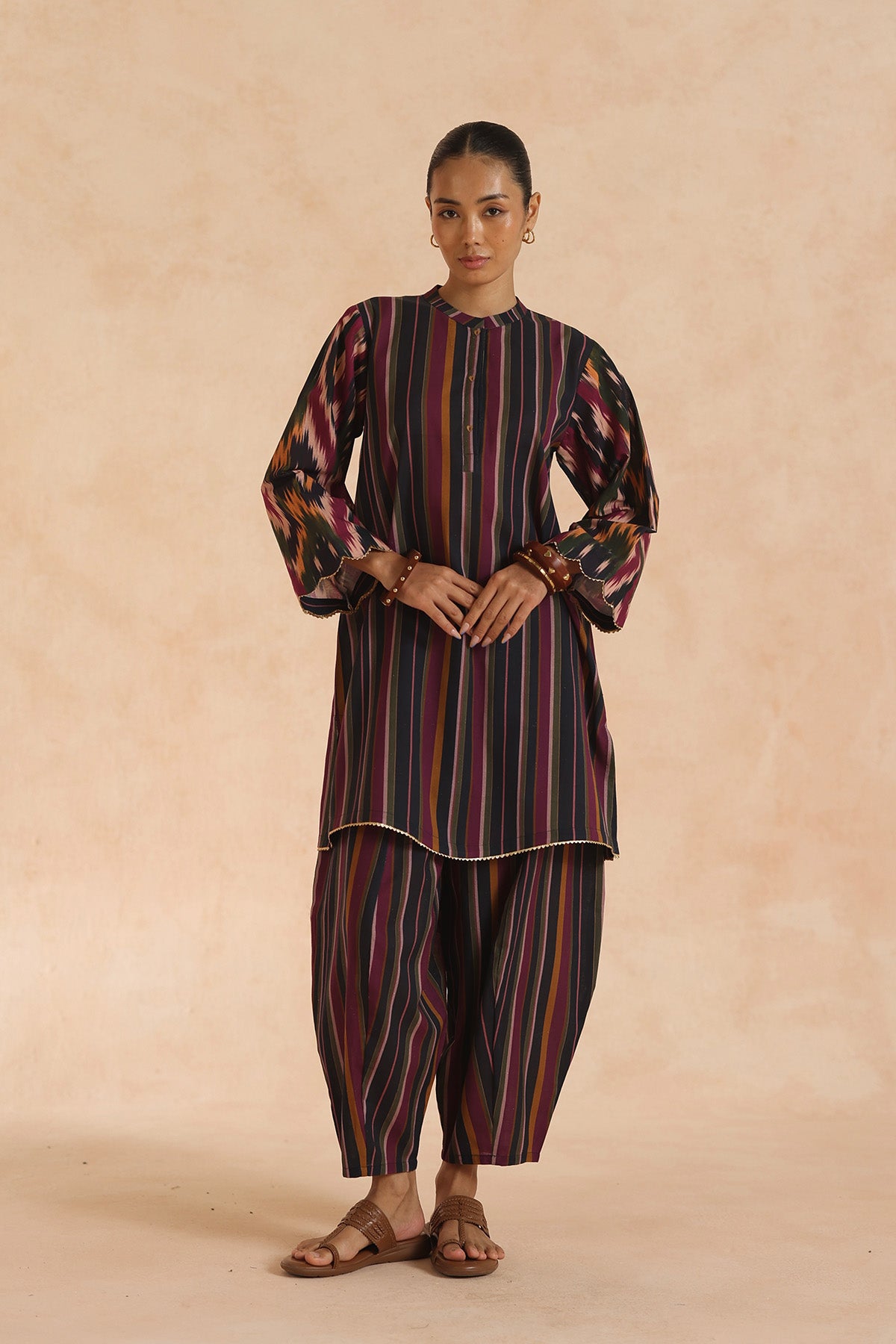 Ikat Tunic Set