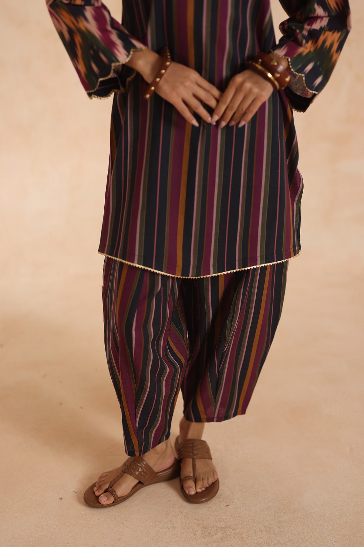 Ikat Tunic Set