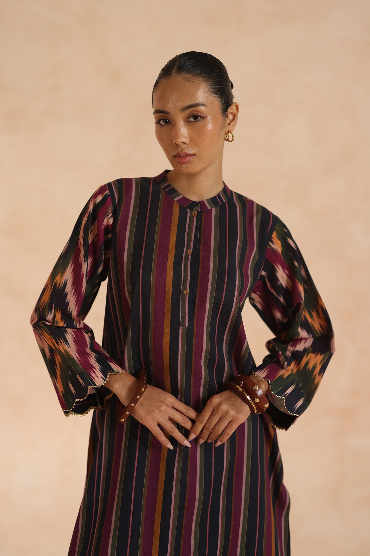 Ikat Tunic Set