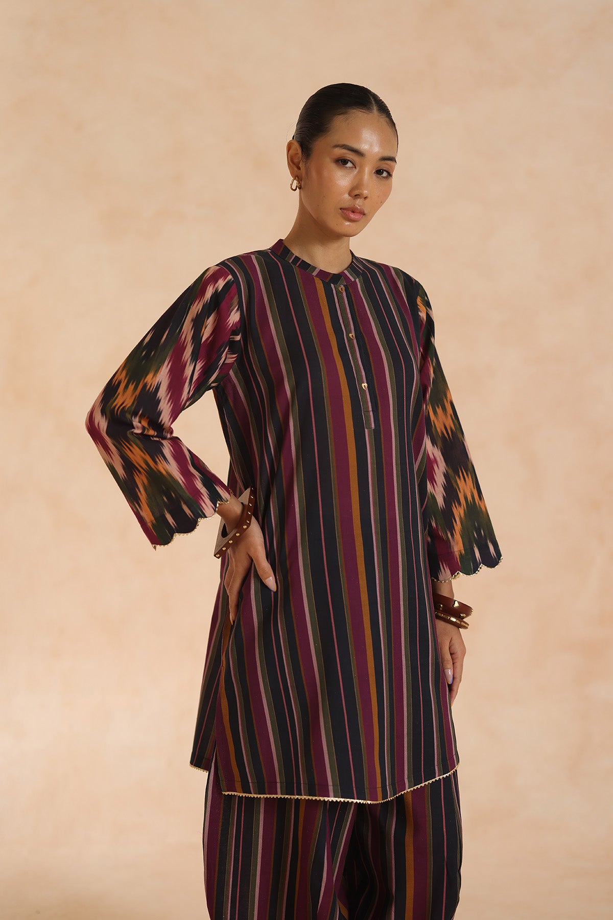 Ikat Tunic Set
