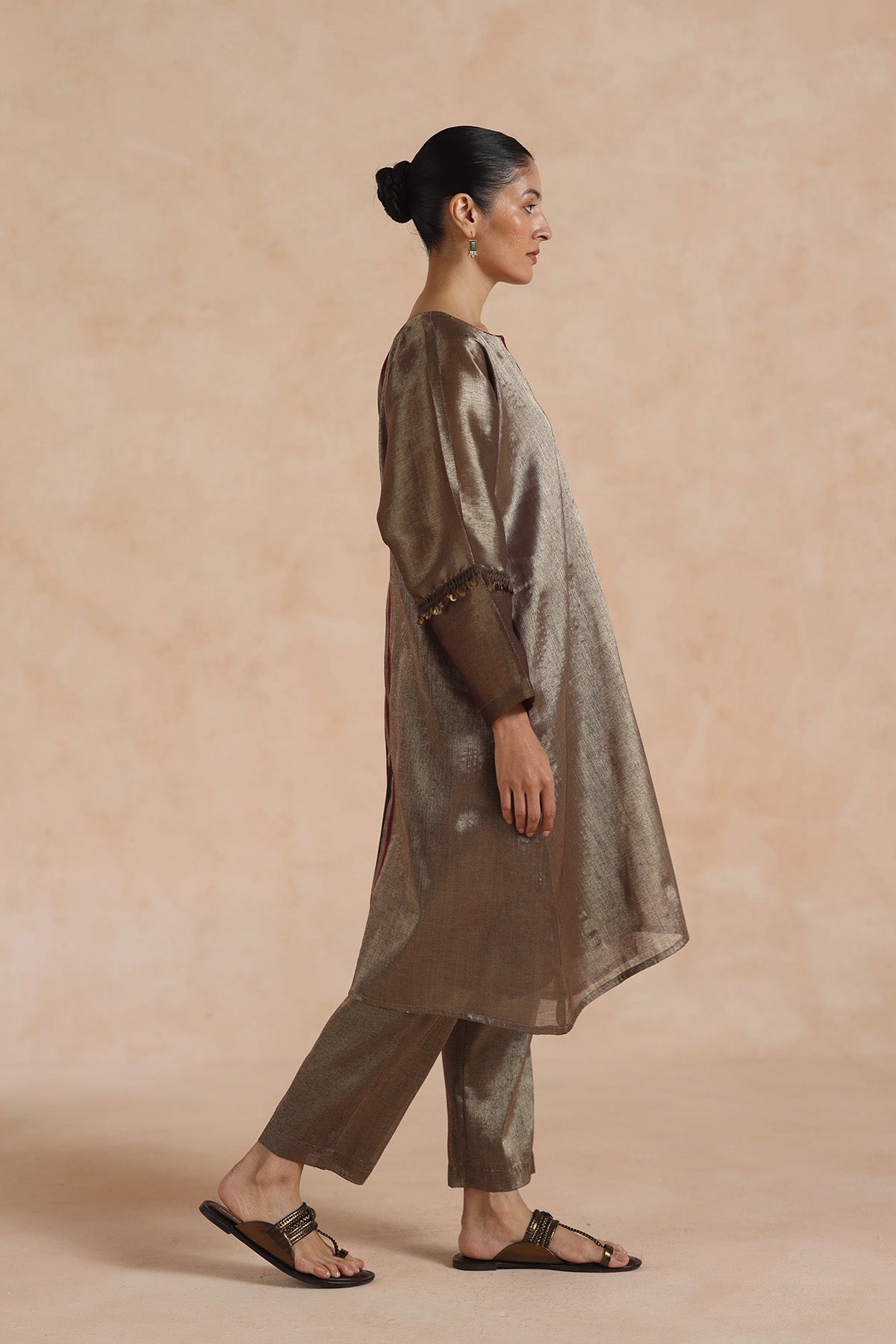 Champagne Kurta Set