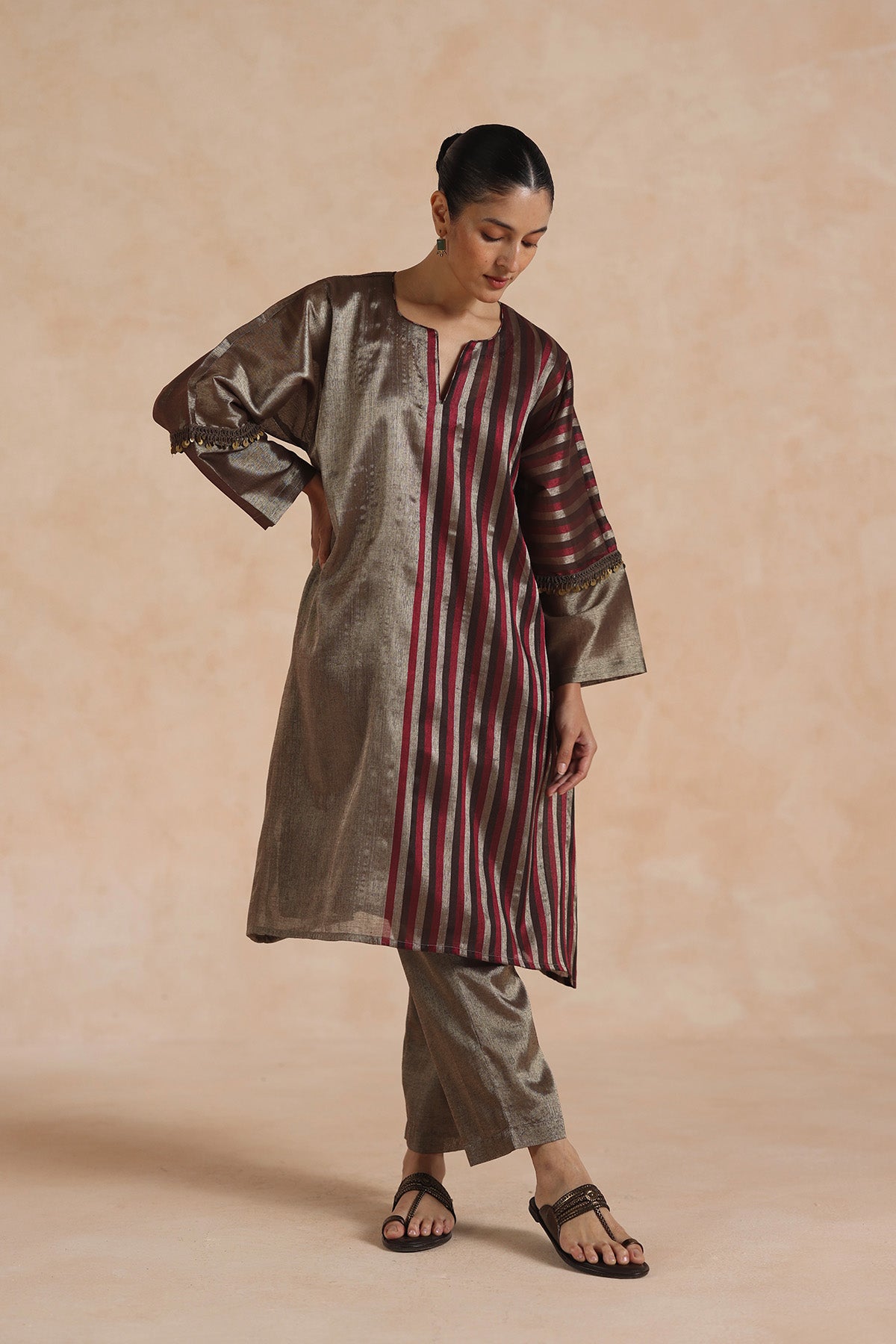 Champagne Kurta Set