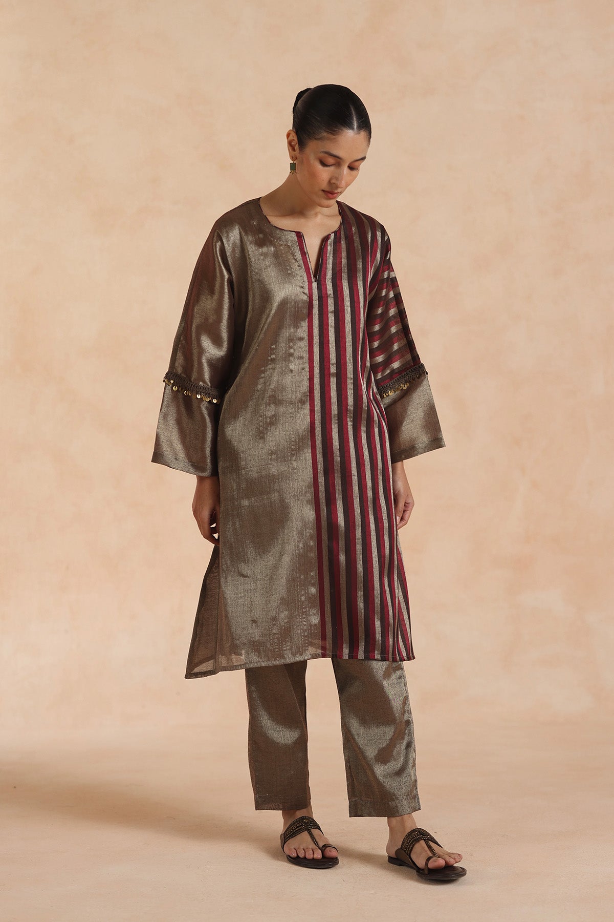 Champagne Kurta Set